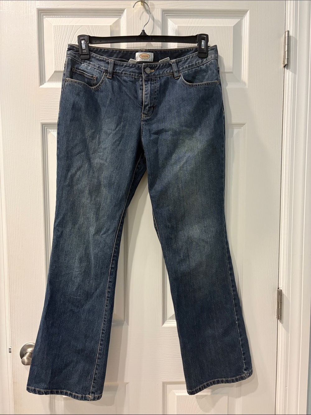Talbots Classic Dark Blue Women's Jeans - Size 10 Petite with Stretch